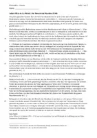 Vorschau - Klassenarbeiten - Philo-Klausur La Mettrie vs. Descartes + Erwartungshorizont - Seite 1