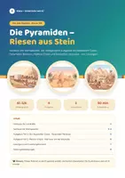 Vorschau - Arbeitsblätter - Die Pyramiden – Riesen aus Stein Kl. 5/6 - Deckblatt