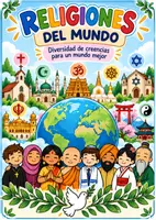 Vista previa - Fichas informativas / Documentos de lectura - Religiones del mundo. Infografías para 5º y 6º Primaria - Portada
