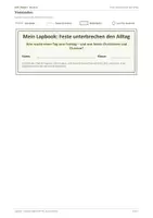 Vorschau - Stundenentwürfe - Religion: Lapbook - Feste, Klasse 5/6 - Seite 1