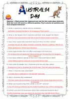 Vorschau - Arbeitsblätter - Australia Day - Reading + Viewing Exercises - Seite 3