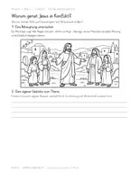 Vorschau - Stundenentwürfe - RELIGIO 8 – Tod und Auferstehung Jesu | Komplettpaket mit 6 ABs, 6 PPPs & Förderwochenplan - Seite 1