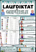 Vorschau - Arbeitsblätter - Materialpaket "Die Gefühle" DaZ / DaF / Deutsch - Seite 1