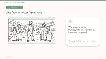 Vorschau - Stundenentwürfe - RELIGIO 8 - Reihe 4: Tod und Auferstehung Jesu | 6 PPP zu den ABs - Seite 2