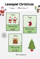 Vorschau - Spiele - Lesespiel Christmas - I have... Who has? (Reading Game) - Deckblatt