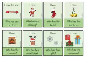 Vorschau - Spiele - Lesespiel Christmas - I have... Who has? (Reading Game) - Seite 3