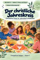 Vorschau - Unterrichtsreihen - RELIGIO 5 – Der christliche Jahreskreis | Weihnachten, Ostern, Pfingsten & Erntedank - Deckblatt