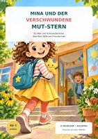 Vorschau - Arbeitsblätter - Mina und der verschwundene Mut-Stern – 15 Ausmalbilder mit Vorlesegeschichte & Suchspiel für kleine Mutmacher ab 3 Jahren - Deckblatt