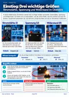Vorschau - Unterrichtsreihen - Stromstärke, Spannung & Widerstand – Physik | Ampere, Volt, Ohm, Messgeräte & Ohmsches Gesetz - Seite 1