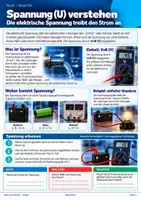Vorschau - Unterrichtsreihen - Stromstärke, Spannung & Widerstand – Physik | Ampere, Volt, Ohm, Messgeräte & Ohmsches Gesetz - Seite 3
