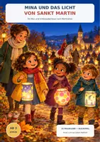 Vorschau - Arbeitsblätter - Mina und das Licht von Sankt Martin – Malbuch mit Geschichte für Kinder ab 3 Jahren - Deckblatt