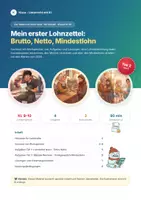 Vorschau - Arbeitsblätter - Brutto, Netto, Mindestlohn Klasse 9/10 - Deckblatt
