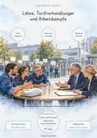 Vorschau - Unterrichtsreihen - Löhne, Tarifverhandlungen & Arbeitskämpfe – Große Lernwerkstatt für PoWi & Sozialkunde | Mindestlohn, Gewerkschaften, Tarifautonomie, Streik, Aussperrung & Lohnbildung | Komplette Unterrichtseinheit mit Lösungen - Deckblatt
