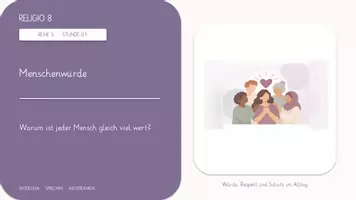 Vorschau - Unterrichtsreihen - RELIGIO 8 - Reihe 5: Diakonie und Caritas | 6 PPP zu den ABs - Seite 1