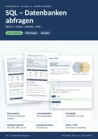 Vorschau - Arbeitsblätter - SQL Einführung: SELECT, WHERE, AND – Komplettpaket mit interaktiver Selbstlerneinheit - Seite 1