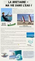 Vorschau - Arbeitsblätter - Leseverstehen / Wortschatzerweiterung Bretagne in Partnerarbeit - Themen: Kulinarische Spezialitäten und Wassersportarten - Seite 1