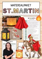 Vorschau - Unterrichtsreihen - Materialpaket: Sankt Martin – Unterrichtsreihe, UB-Stunde und Material - Deckblatt