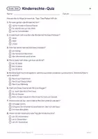 Vorschau - Arbeitsblätter - Jedes Kind hat Rechte – Plakat und Quiz zum Tag der Kinderrechte, Klasse 2–4 (Gratis) - Seite 2