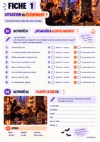 Vista previa - Unidades / Secuencias / Situaciones de Aprendizaje - imparfait ou passé composé francés - Unidad didáctica completa - página 1