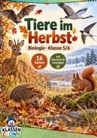 Vorschau - Arbeitsblätter - Tiere im Herbst Biologie Klasse 5 6 - Deckblatt
