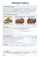 Vorschau - Arbeitsblätter - Feuer aus der Tiefe: Vulkane einfach erklärt - Seite 1
