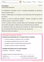 Aperçu - Feuilles d'exercices - Exercices de lecture CE1/CE2 - Période 2 - Page 1