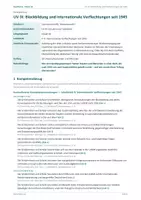 Vorschau - Stundenentwürfe - Geschichte: Unterrichtsreihe - Blockbildung und Verflechtungen seit 1945 - Seite 1