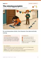 Vorschau - Arbeitsblätter - Halloween Englisch Simple Past Mystery – Detektivgeschichte mit Lösungen | Klasse 6–7 - Seite 1