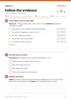 Vorschau - Arbeitsblätter - Halloween Englisch Simple Past Mystery – Detektivgeschichte mit Lösungen | Klasse 6–7 - Seite 3