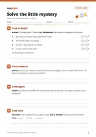 Vorschau - Arbeitsblätter - Halloween Englisch: Lesetext „The Friendly Ghost“ mit Aufgaben & Lösungen | Kl. 5–6 - Seite 2