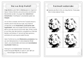 Vorschau - Arbeitsblätter - Künstler-Faltheft: Andy Warhol (Pop-Art) - Seite 2