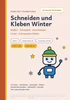 Vorschau - Arbeitsblätter - Schneiden und Kleben Winter – Stufe A – Robo-Heft Feinmotorik, GE und Vorschule - Seite 1