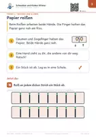 Vorschau - Arbeitsblätter - Schneiden und Kleben Winter – Stufe A – Robo-Heft Feinmotorik, GE und Vorschule - Seite 3