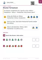 Vorschau - Arbeitsblätter - Kunst Winter – Muster, Formen, Falten – Stufe B–C – Robo-Heft, Förderschule GE - Seite 3