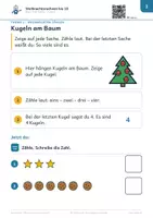Vorschau - Arbeitsblätter - Weihnachten Mathe: Rechnen bis 10 – Stufe B – Robo-Heft, Förderschule GE, Kl. 1 - Seite 3