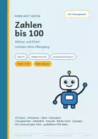 Vorschau - Arbeitsblätter - Zahlen bis 100 – Stufe D – Robo-Heft Mathe, Förderschule GE, Klasse 2, DaZ - Seite 1