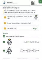 Vorschau - Arbeitsblätter - Mein Körper und Körperpflege – Stufe A–C – Robo-Heft Sachthema, Förderschule GE - Seite 3