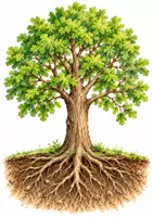 Vorschau - Arbeitsblätter - Wald I Teile des Baumes I Klasse 1/2 - Seite 3