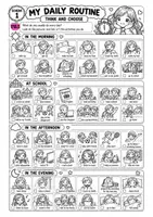 anteprima - Esercizi - Schede illustrate per la routine quotidiana - Pagina 1