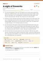 Vorschau - Arbeitsblätter - Bonfire Night Englisch Simple Past Mystery – Detektivgeschichte mit Lösungen | Klasse 6–7 - Seite 2