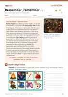 Vorschau - Arbeitsblätter - Bonfire Night Englisch Simple Past Mystery – Detektivgeschichte mit Lösungen | Klasse 6–7 - Seite 3