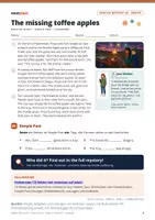 Vorschau - Arbeitsblätter - Bonfire Night Mystery GRATIS – Englisch Simple Past Leseprobe mit Lösung | Klasse 6–7 - Deckblatt