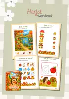 Voorbeeld - Herfst thema werkbladen, groep 1, groep 2, groep 3 - Voorblad