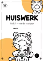 Voorbeeld - Huiswerkbundel blok 1 - vierde leerjaar - Pagina 1
