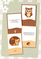 Voorbeeld - Herfst flashcards met vraag of weetjeskaartje - Pagina 1