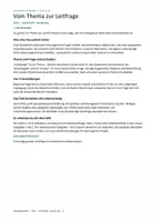 Vorschau - Unterrichtsreihen - Meine erste Hausarbeit Klasse 9 bis 10
Heft 1 · Vom Thema zur Leitfrage - Seite 1