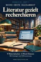 Vorschau - Unterrichtsreihen - Meine erste Hausarbeit Klasse 9 bis 10
Heft 2 · Literatur gezielt recherchieren - Deckblatt
