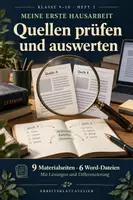 Vorschau - Unterrichtsreihen - Meine erste Hausarbeit Klasse 9 bis 10
Heft 3 · Quellen prüfen und auswerten - Deckblatt