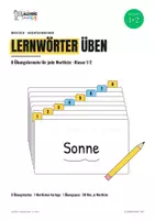 Vorschau - Arbeitsblätter - Klasse 1 Materialpaket – Deutsch & Mathe: Zehnerfreunde, Anlaute, Lernwörter - Seite 1