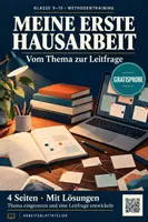 Vorschau - Unterrichtsreihen - Meine erste Hausarbeit Klasse 9 bis 10
Gratisprobe - Deckblatt